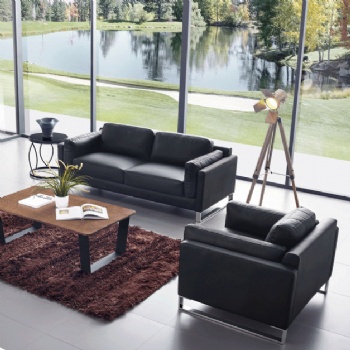 Leather Sofa and Loveseat Office Sofa